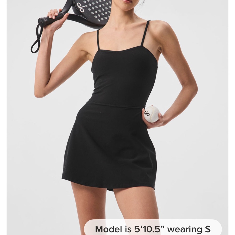 ALO Yoga Black Mini Dress